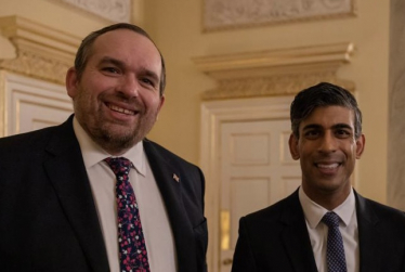 Stewart Harper and Rishi Sunak MP