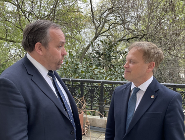 Stewart Harper and Grant Shapps MP